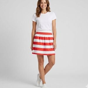 Lacoste 100% Cotton Striped Skirt Size 38